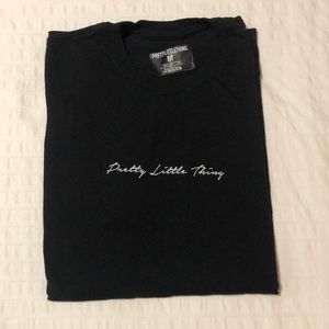 PrettyLittleThing Basic Black Lounge Tee